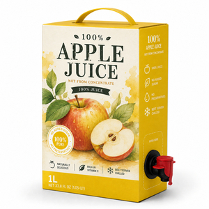 1L/2L/3L/5L BIB Bag in Box with Tap Valve for Cocktail Juice Tea Fruit Juice Beverage <b>Liquid</b> Packaging - Product Image 1