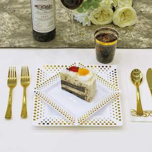 Modern Classic Lightweight Food Grade <b>Ceramic</b> 8inch Wedding Party Dinner <b>Plate</b> - Product Image 5