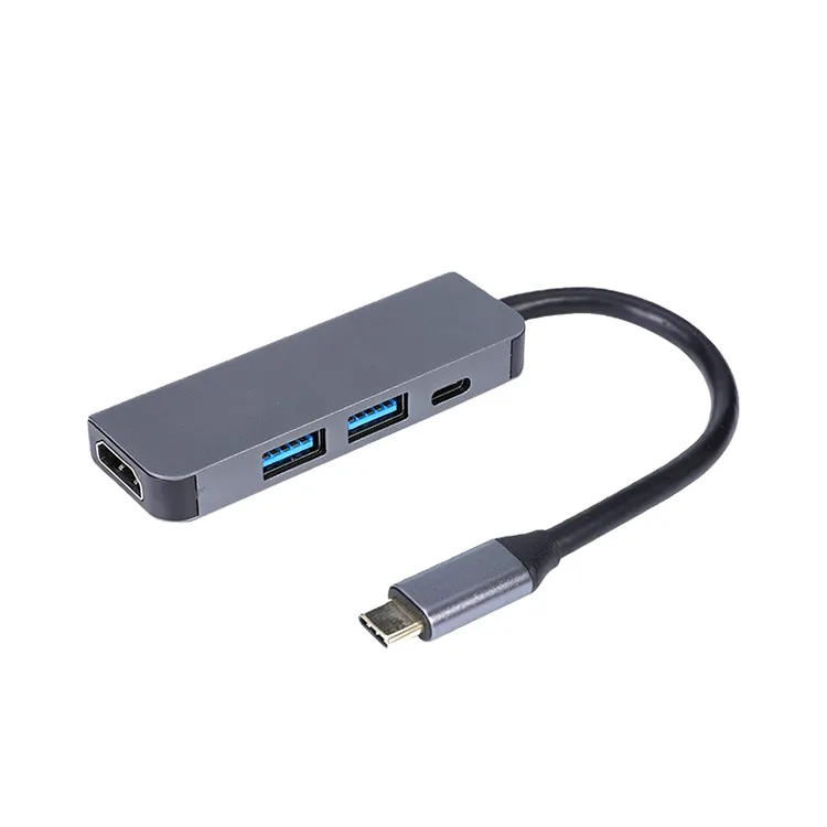 High Quality USB C HUB to Multi USB 3.0 1080P 4K 4 in 1 Converter Adapter Dock for MacBook Pro Accessories USB-C Type C 3.1