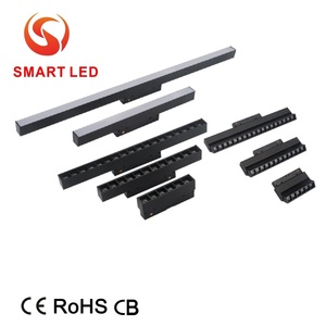 Luz de Techo LED Magnética Lineal Ultrafina de Superficie, 6W/12W/18W, Regulable, 6000K Luz Diurna, CRI90, 24/36 Vías - Product Image 1