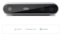 Caméra web Intel RealSense D415 à détection de profondeur stéréo, résolution 1280x720, obturateur roulant de 2,7 pouces, pour l'authentification faciale