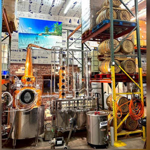 Columna de destilación de Alcohol Industrial con tanque de acero inoxidable Ace para equipo de planta de máquina de Ginebra y Vodka - Product Image 3