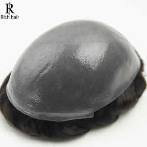 <span class=keywords><strong>Capelli</strong></span> Indiani Indetectabili di Alta Qualità con Base in PU per Extension <span class=keywords><strong>Uomo</strong></span> Ritagliabile su Misura Supporto Personalizzazione Nodo Invisibile 1B - Product Image 1