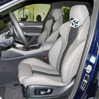 غطاء مقعد من جلد نابا بتصميم M3 لسيارات BMW الفئة الرابعة E90 91 92 93 21 30 36 46 F30 31 34 35 G20 G21