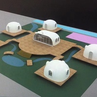 Module sphérique circulaire en mousse de polystyrène EPS en graphène et graphite de Chine et du Japon 2022, bâtiment préfabriqué en forme de bulle