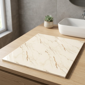 YD Stone Artificial Marble Porcelain Floor & Wall Tiles 400x400mm Waterproof Wear-Resistant for Bathroom and Mall - Product Image 1