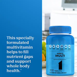 Tabletas Multivitamínicas para Hombre con Fórmula Nutricional Diaria Exclusiva, Mezcla Completa de Vitaminas y Minerales - Product Image 4