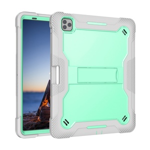 Tùy Chỉnh Silicone Bumper Trường Hợp Máy Tính Bảng Cho <span class=keywords><strong>iPad</strong></span> Pro 12.9 2022 2021 2020 2018 Chi Phí-Hiệu Quả Máy Tính Bảng Bìa Vật Liệu Cao Su - Product Image 2