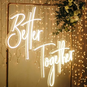 Winbo Letrero de Neón con Luz Led, Letras con Logotipo de Empresas Personalizadas, Números para Oficina, Tienda, Fiesta en Casa, Evento, Letrero de Luces de Neón Inteligente - Product Image 3