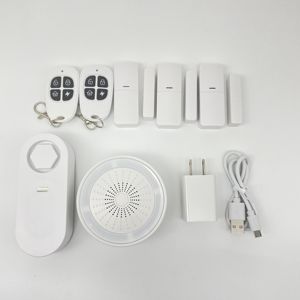 Kit de sistema de seguridad inteligente para el hogar, kit de alarma de fuga de agua para ventana y puerta, WIFI, Tuya - Product Image 2
