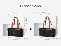 LOVEVOOK 2026 Sacs de luxe pour femmes, sacs à main de créateurs, sacs pour ordinateur portable multi-poches avec grand porte-gobelet, sacs de voyage, de travail et de bureau pour femmes