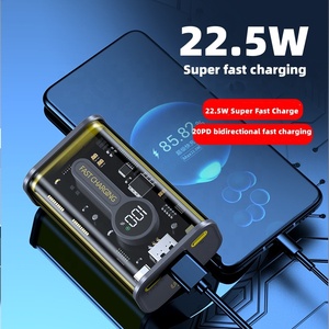 22.5W portatile ad alta densità Super veloce ricarica Cyberpunk Power Bank trasparente Power Station GaN <span class=keywords><strong>Tech</strong></span> impermeabile - Product Image 3