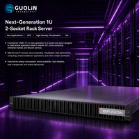 Server Rak FusionServer 1288H V7 Asli 1U Dual CPU Server Komputasi Kepadatan Tinggi Intel Xeon DDR5 PCIe 5.0 RAM NVMe