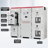Caja de Distribución de Bajo Voltaje (400V) Personalizable con Interruptor Extraíble, 30kA 1600A 5000A, Barra Colectora Principal, IP42, PC MCC, Industrial y Comercial