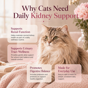Poudre de soutien rénal avancé pour chats – Service OEM complet, formule personnalisée, soin des voies urinaires, probiotiques et prébiotiques pour chats - Product Image 5