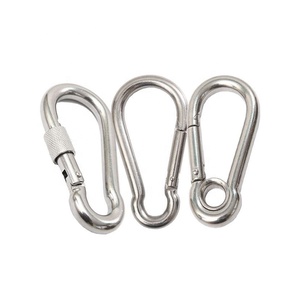 Mosquetón de Acero Inoxidable 316 Marino DIN5299C, Gancho de Resorte, 50x5mm, para Escalada, Mascotas, Yates, Barcos, Accesorios de Herraje - Product Image 2