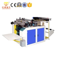 Machine de fabrication de sacs en plastique entièrement automatique à grande vitesse avec fonction de découpe, certifiée CE, moteur et roulements inclus, à vendre