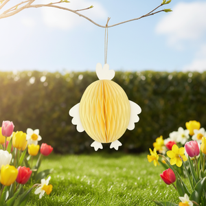 زينة بيض العيد على شكل فراشات ورقية معلقة، ديكورات منزلية لعيد الفصح، مستلزمات حفلات مع مغناطيس - Product Image 2