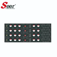 Amplificateur de puissance professionnel Seer CA-2.1S 2 canaux classe D 2x1000W, 2-8 ohms, châssis métallique pour montage en rack, idéal pour les lieux événementiels