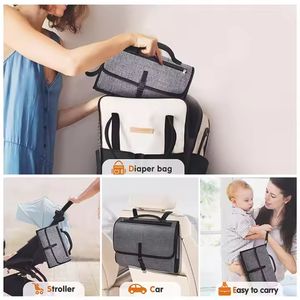 Tas Popok Bayi Teknologi Canggih Harga Terjangkau, Set Organizer Kantong, Alas Ganti Popok Portabel, Tas Popok Ibu Kecil Harga Pabrik - Product Image 5