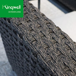 Ensemble <span class=keywords><strong>de</strong></span> meubles d'extérieur en <span class=keywords><strong>résine</strong></span> avec corde <span class=keywords><strong>de</strong></span> rotin tissée pour patio et <span class=keywords><strong>jardin</strong></span> - Product Image 6