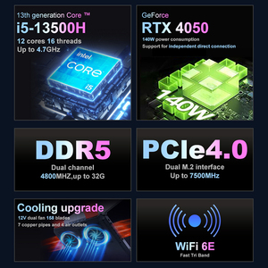 Ordenador portátil para videojuegos, computadora de oficina de 15,6 pulgadas, 6G, 12. ª generación, I5, I7, Ddr5, Rtx4050 - Product Image 3