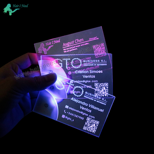 Customized Acrylic Invitation Luminous Luxury Acrylic <strong>Business</strong> <strong>Card</strong> <strong>Blank</strong> LED <strong>Cards</strong> - Product Image 5