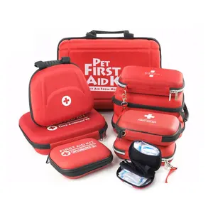 Kit de primeiros socorros personalizado, bolsa vazia vermelha ou não viajar impermeável para emergência médica, kit de primeiros socorros