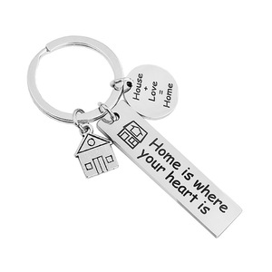 <strong>Home</strong> Keychain Engraved Our First <strong>Home</strong> House <strong>Keyring</strong> 2021 2022 Couples Housewarming Gifts Lovely Gift for <strong>New</strong> <strong>Home</strong> Owners - Product Image 3