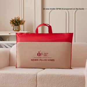 Gối đơn lõi <span class=keywords><strong>Tote</strong></span> Túi không dệt vải dây kéo lưu trữ cho nhà dệt gấp phòng khách tổ chức bao bì túi - Product Image 3