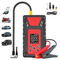 Démarreur de voiture 4 en 1 DLS-R62S avec compresseur d'air intégré, gonfleur de pneus, booster de batterie portable 12V, banque d'alimentation d'urgence