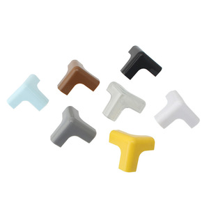 Protections d'<span class=keywords><strong>angle</strong></span> de <span class=keywords><strong>table</strong></span> en silicone PVC épaissies anti-collision en forme de T pour la <span class=keywords><strong>protection</strong></span> des bords de meubles - Product Image 2