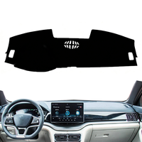 Para BYD Seal U Song PLUS DMi 2024 2025, Tapete Antideslizante para el Tablero del Auto, Cubierta Negra para el Tablero, Accesorios de Decoración para el Vehículo