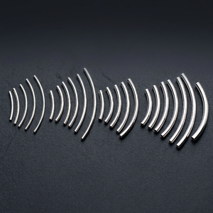 Perles et autres composants de bijoux DIY en argent sterling 925, tubes creux de forme géométrique, 1,5 mm, 2 mm, 3 mm, 4 mm - Product Image 3