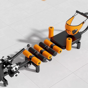 Тренажер для вытяжения поясничного отдела позвоночника из нержавеющей стали, машина для тренировки ног в положении на головой вниз, корректирующее устройство для увеличения роста - Product Image 5