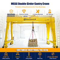 Grue à portique à double poutre montée sur rail, haute vitesse, pour usage extérieur et toutes conditions météorologiques