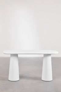 Muebles de sala de estar de entrada de pasillo moderno barato de gama alta Mesa de consola de <span class=keywords><strong>MDF</strong></span> de madera blanca - Product Image 3