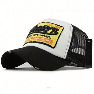 Casquette Trucker Unisexe Vintage Usée et Délavée à 6 Panneaux en Maille avec Broderie 3D Personnalisée pour l'Extérieur – Vente en Gros - Product Image 6