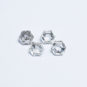 <span class=keywords><strong>Diamant</strong></span> Hekimer naturel, taille ovale 7x7mm, <span class=keywords><strong>pierre</strong></span> <span class=keywords><strong>précieuse</strong></span> noire avec jeu de couleurs pour la création de bijoux - Product Image 5