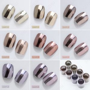65 Colori Polvere Metallizzata Effetto Specchio Ultra Fine Polvere Candy Mermaid per Decorazione Unghie - Product Image 5