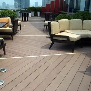 Durable Outdoor WPC Decking Exterior Flooring Planks Panel Fitted Composite Terrace Decoration Decking
