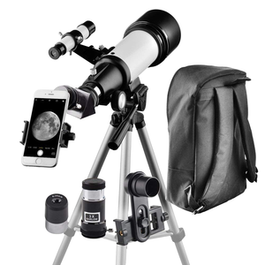 Télescope astronomique réfracteur haut de gamme à ouverture de 70 mm, monture AZ de 400 mm, prisme BAK4, objectif entièrement multicouche pour enfants et adultes - Product Image 1