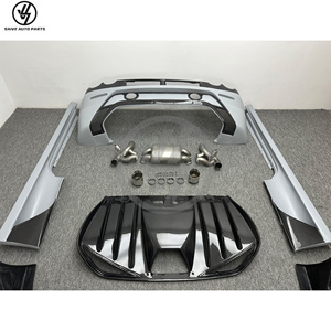 Nouveau kit carrosserie de conversion style Scuderia, semi-carbone brillant, tissage sergé, sous vide, à visser, pour pare-chocs F430 2005-2009 - Product Image 4