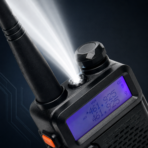 Radio Bidireccional Tribanda de 3-5 km, 136-174/220-260/400-520 MHz, Potencia de Salida de 5 W, 128 Canales, Walkie Talkie Portátil Actualizado 5RX - Product Image 4