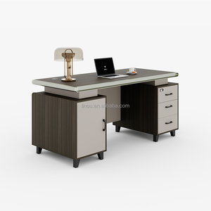<span class=keywords><strong>Bureau</strong></span> de direction moderne et durable en bois avec panneaux à bords en aluminium, nouveau design, avec <span class=keywords><strong>rangement</strong></span>, pour usage domestique, <span class=keywords><strong>bureau</strong></span>, école, hôpital - Product Image 2