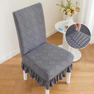 <span class=keywords><strong>Funda</strong></span> para <span class=keywords><strong>Silla</strong></span> <span class=keywords><strong>Acolchada</strong></span> y con Faldón Todo en Uno - Tela Elástica para Estilo y Protección Contra Arañazos - Product Image 5