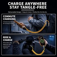 Câble de données à ressort en alliage de zinc haut de gamme avec logo OEM PD100W, compatible avec affichage numérique LED intelligent, charge rapide pour iPhone 18 17 Samsung