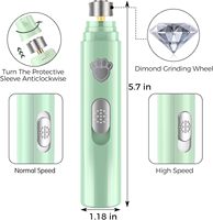 Coupe-pattes électrique rechargeable pour animaux domestiques, coupe-ongles pour chiens, grands, moyens et petits chiens, en plastique durable