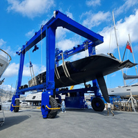Grue de levage de yacht à prix d'usine, capacité nominale de 500 tonnes, palan hydraulique pour bateaux, chantier naval