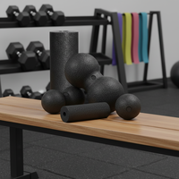 Ensemble de balles de massage EPP haute densité pour le soulagement musculaire et la thérapie par le yoga, équipement de yoga et de Pilates, rouleau en mousse